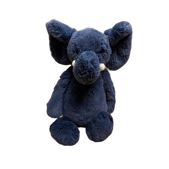 Jellycat Toys Jellycat 2 Bashful Blue Elephant Plush Toy Soft Lovey